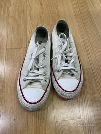 Converse bianche 37 sales