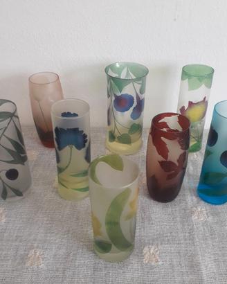 COLLEZIONE 8 BICCHIERI A. FAUCCI VINTAGE