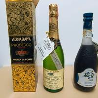 2 bottiglie di grappa vintage