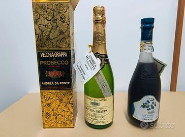 2 bottiglie di grappa vintage