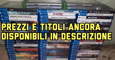 Giochi per Playstation 4, Playstation 5 e XBOX ONE