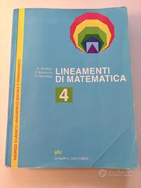 Lineamenti di Matematica 4"