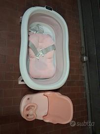 vascha da bagno pieghevole bimbi seggiolino doccia