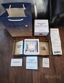 Omega x Swatch Mission Earthphase Moonshine gold