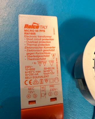 Mini trasformatore elettronico RELCO RN 1608