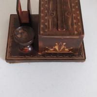 Kit in legno vintage da scrivania