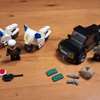 Minifigures e Veicoli Lego - inseguimento 