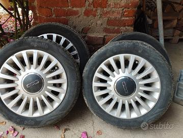 Pneumatici e cerchi in lega Fiat 500