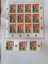 12 Francobolli Milan Campione d'Italia 1998/99