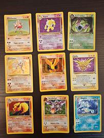 Lotto carte pokemon holo rare 