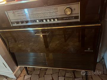 Mobile radio giradischi Grundig vintage anni 60/70