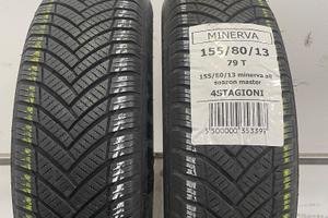 155 80 r13 79t 2 gomme minerva 4 stagioni