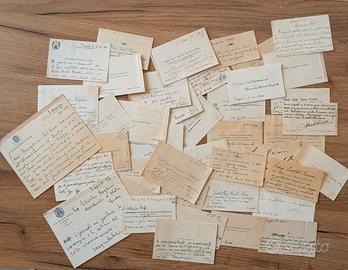 Raro archivio circa 40 biglietti auguri SBaglioni 