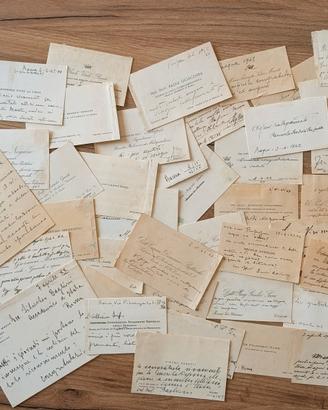 Raro archivio circa 40 biglietti auguri SBaglioni 