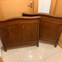 Sponde letto singolo d'epoca (testiera+pediera)