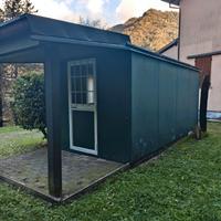 Casetta 2,3x5 mt in lamiera con bagno