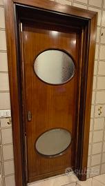 porta scorrevole in legno con telaio e binario est