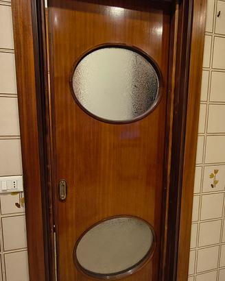 porta scorrevole in legno con telaio e binario est