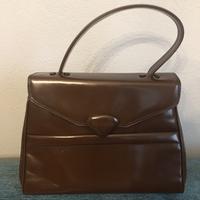 Borsa in pelle spazzolata Ballabio anni 60