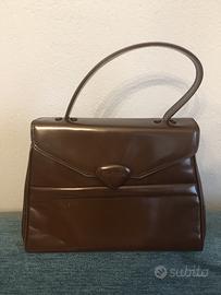 Borsa in pelle spazzolata Ballabio anni 60