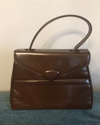 Borsa in pelle spazzolata Ballabio anni 60