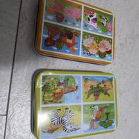 Puzzle in scatola metallica