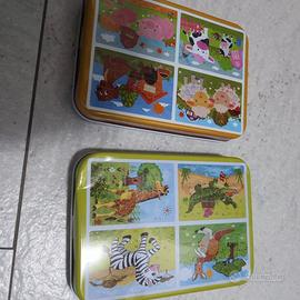 Puzzle in scatola metallica