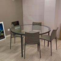 Tavolo cristallo Desalto 135cm
