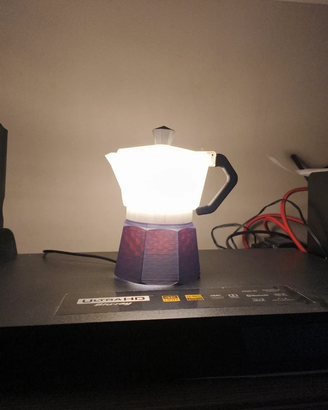 lampada usb moka caffè