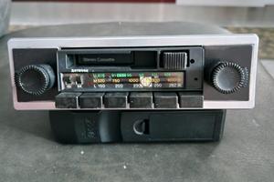 Autoradio epoca originale alfa romeo anni 70 logo