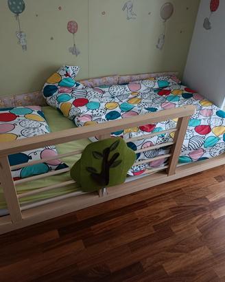 Letto montessoriano artigianale