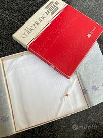 Fazzoletti vintage Legler 100%puro cotone bianco