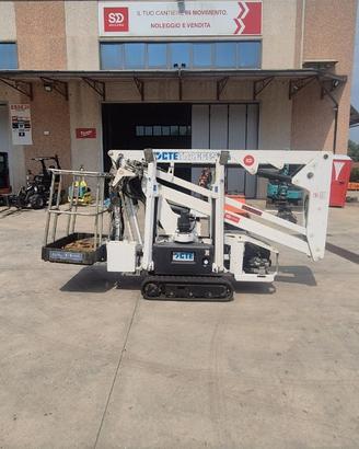Piattaforma aerea cingolata cte traccess 135