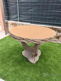 Set tavolo finto legno
