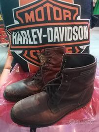 stivaletti cuoio Harley-Davidson US9 42 