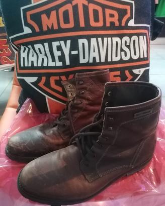 stivaletti cuoio Harley-Davidson US9 42 