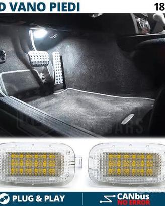 Luci LED Vano Piedi Per MERCEDES Luci Abitacolo