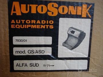 Plance vintage per autoradio