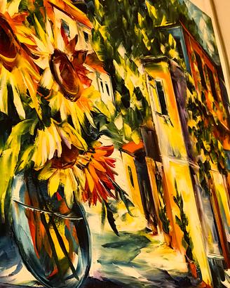 dipinto afremov originale 