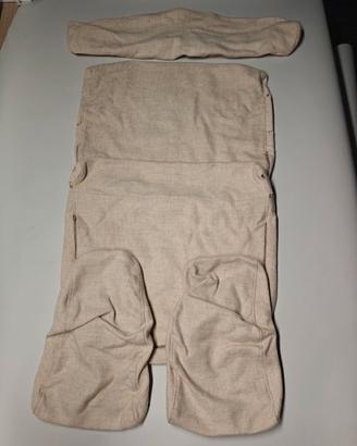 Set fodere Varier Gravity lana col. crema melange