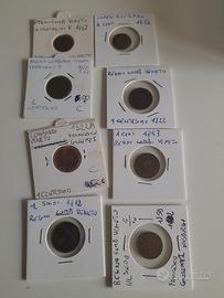 lotto 8 moneta del Regno Lombardo-Veneto 