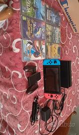 Nintendo Switch con 6 giochi condizioni  ottime