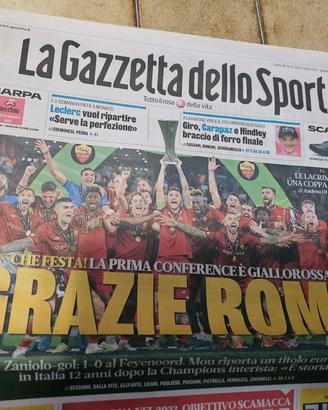 Gazzetta dello Sport AS Roma Conference League