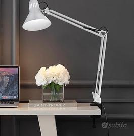 Lampada a led da tavolo di alluminio