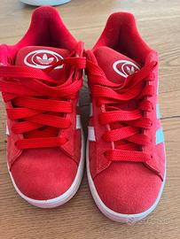 Adidas campus colore rosso