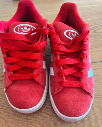 Adidas campus colore rosso