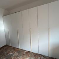 Ampio Armadio Moderno 8 ante, Bianco