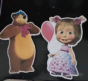 Sagome polistirolo masha e orso