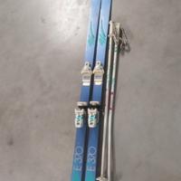 sci vintage Rossignol E370 attacchi Tyrolia