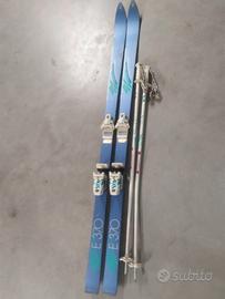 sci vintage Rossignol E370 attacchi Tyrolia